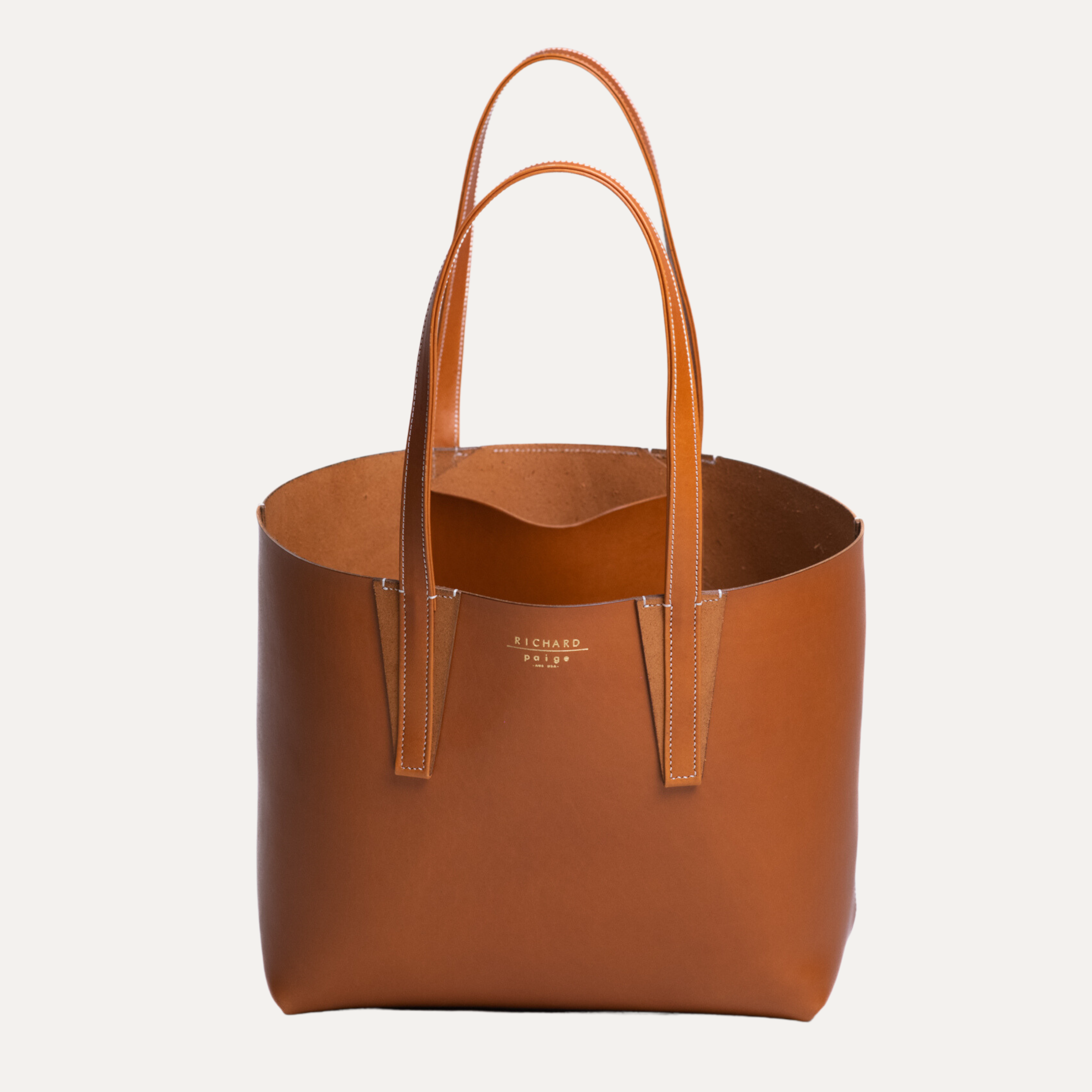 Natural Italian Leather Luxury Tote Bag Made in Australia